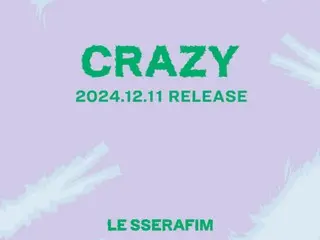 "LE SSERAFIM" to release Japanese single "CRAZY" in December