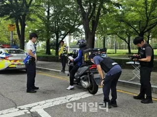 Ignoring traffic signals and riding on sidewalks: 1.6 million motorcycle traffic violations in the past five years - South Korean report