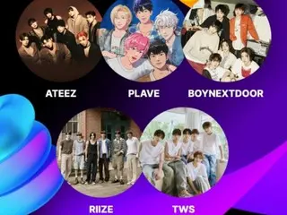 Five groups, including "RIIZE", "BOYNEXTDOOR", "ATEEZ", "TWS", and virtual idol "PLAVE", have been confirmed to appear at "MMA2024"