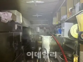 Fire breaks out at a side dish store in the underground shopping mall of Daechi Eumma Apartment Complex...More than 200 people evacuated (Seoul, South Korea)