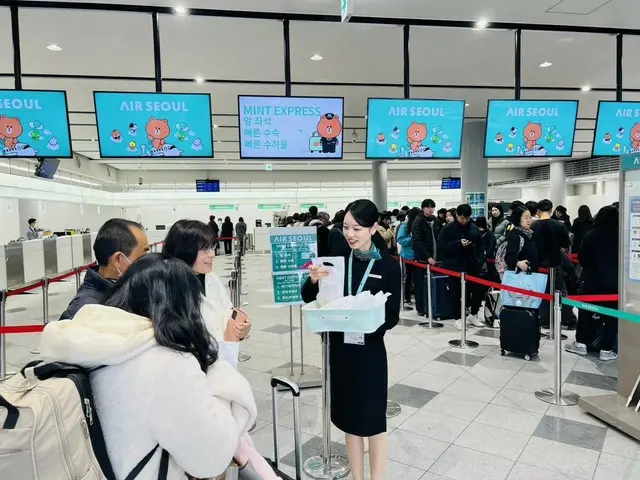 Air Seoul's Takamatsu route resumption celebrates 2nd anniversary...about 250,000 passengers (Korea)