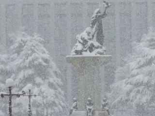 Heavy snowfall forecast for central and southern parts of Korea today - South Korean report