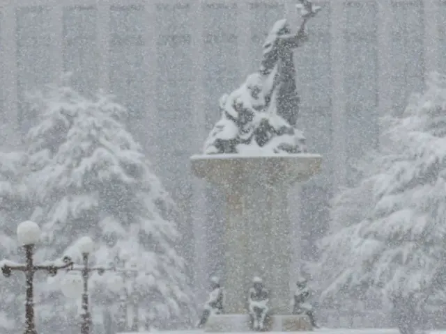 The first snow in South Korea turns into heavy snow = South Korean meteorologists who predicted this summer's extreme heat predict this winter's severe cold