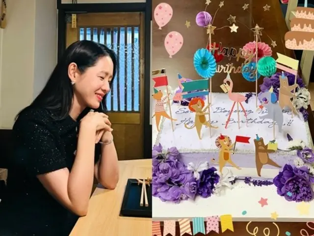 Actress Song Yeji-in, this is what a mother looks like... She puts all her effort into "celebrating her child's birthday"