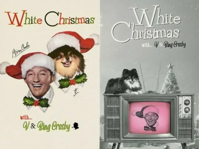 V x Bing Crosby "White Christmas" released today (6th)... "I'm happy to be able to sing along"