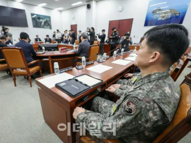 Ministry of National Defense suspends 1st Defense Bureau chief and investigation team chief for martial law