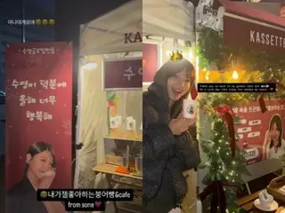 Suyeong (Girls' Generation) has a strong end of the year thanks to fans... Christmas mood with "mutual love"