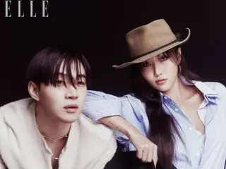 Henry & Hwasa (MAMAMOO), who met on the variety show "I Live Alone," reunite for fashion magazine "ELLE"