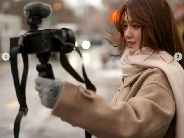 Actress Nam Bo Ra, the "bride-to-be" who flew off to New York... a bright smile