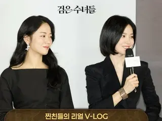 Song Hye Kyo, star of the movie "Black Nuns," also appears on her best friend Kang Min Gyeon's YouTube channel