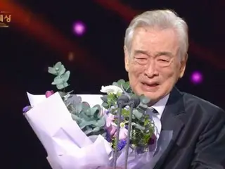 90-year-old Lee Seung-jae sheds tears after receiving the grand prize... "If you live long enough, you'll have days like this" = KBS Drama Awards