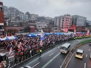 Participant in rally to arrest President Yoon Seok-yeol arrested for brandishing a box cutter... Pro- and anti-Presidential rally intensifies (South Korea)