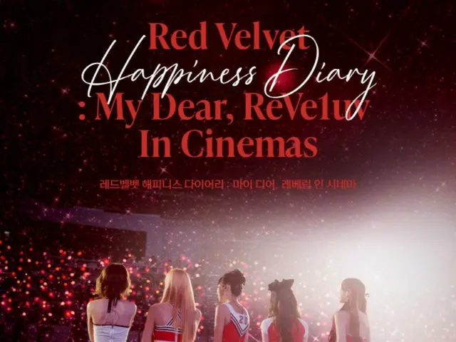 Red Velvet's Seoul performance from last year's 10th debut anniversary fan tour is being made into a movie