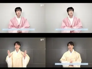 BTS' JIN & J-HOPE greet the New Year wearing hanbok... "We will show you a better image. We are just waiting for the day to meet our fans"