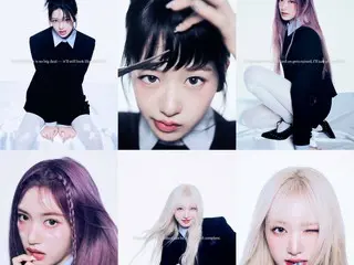 The suit is also "IVE" style... The unique concept photo of the new song is a hot topic