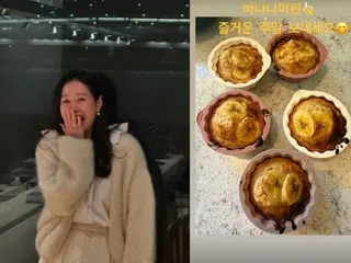 Actress Song Yeji-in makes homemade muffins for her son?