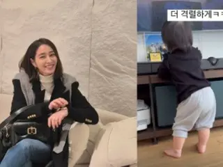 Actress Lee Min Jeoung reveals her daughter's even more intense hip dance... even her husband Lee Byung Hun is laughing out loud?