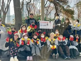 Jang Keun Suk's fan club donates 10,000 charcoal briquettes to Seoul's "Fruit of Love"