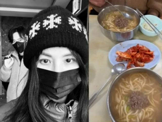 Actress Go So-yeon & actor Jang Dong Gun, couple on a "kalguksu" date? ... Even with masks on, the "visual couple" is superior