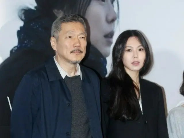 Director Hong Sang Soo attends Berlin International Film Festival press conference alone