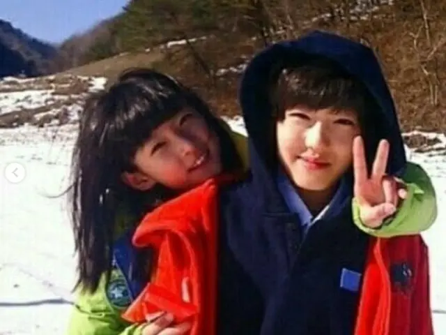 "SF9" Cha Ni quietly remembers the late Kim Sae Ron... Releases a photo of the two of them together as child actors