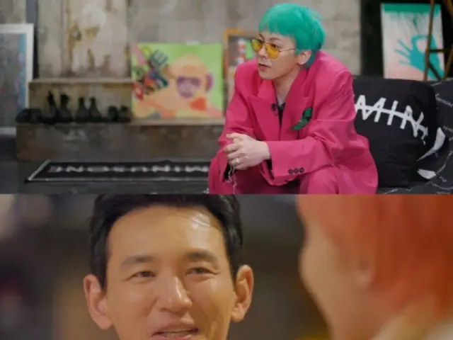 "Good Day" G-DRAGON (BIGBANG) meets actor Hwang Jung Min... They're best friends