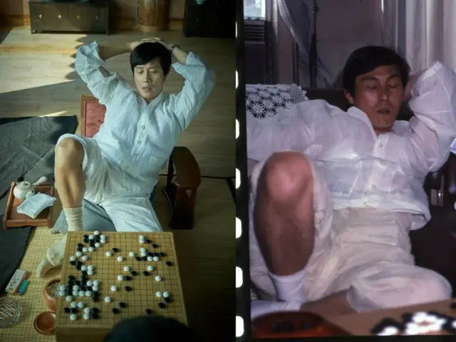 Lee Byung Hun and Go legend Cho Hun-hyun in the movie "Game"