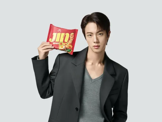 「BTS」JIN、オットギ「ジンラーメン」のグローバルモデルに