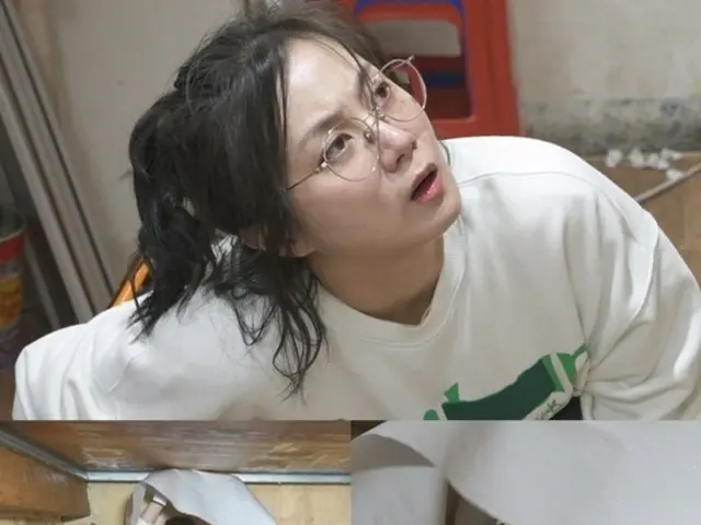 Park Na-rae learns wallpaper-hanging skills = "I live alone"