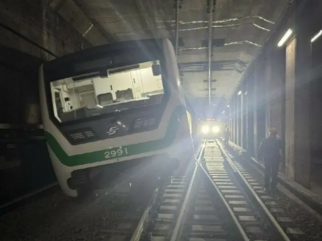 ソウル地下鉄2号線の新道林駅で脱線...9時間後に運行再開