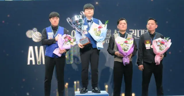 男子3クッション授賞式（写真：wowKorea）