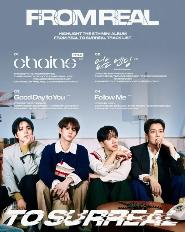 【公式】「Highlight」、28日カムバック…新しいタイトル曲はイ・ギグァン作曲「Chains」