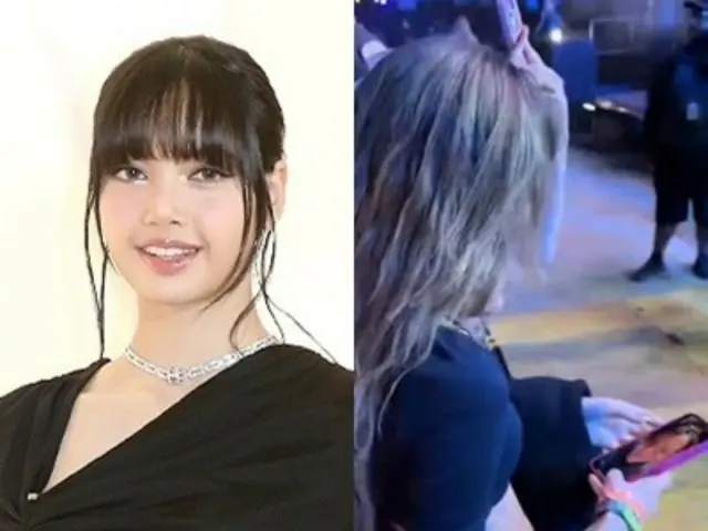 BLACKPINK's LISA's mobile phone wallpaper is her "third generation global conglomerate" boyfriend? ... The image fills the screen, causing a stir on the internet