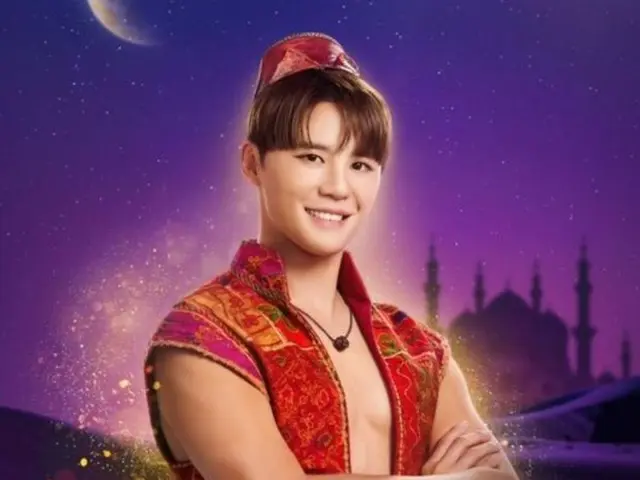 Tickets for the musical "Aladdin" starring Jun Su (Xia) to open in Busan in July will go on sale on the 25th