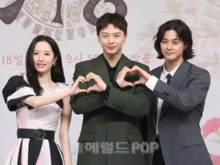 [Photo] WJSN's Bona and BTOB's Yuk Seong Jae attend the production presentation of the new TV series "Ghost Palace"