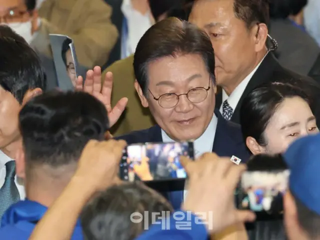 李在明氏、共に民主党の大統領候補確定...89.77%の得票率で圧倒的勝利