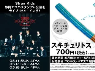 "Stray Kids" Shizuoka Ecopa Stadium final performance will be broadcast live in cinemas! Churritos inspired by the members will also be on sale!