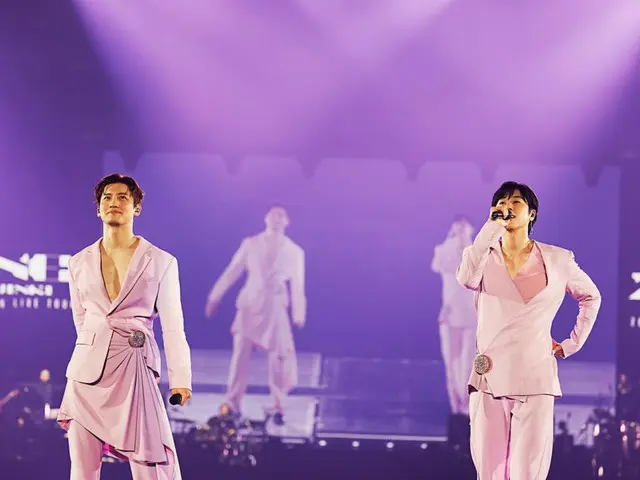 "TVXQ" holds Japan national tour finale... 350,000 spectators