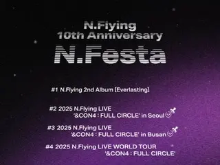 "N.Flying", 2nd full album → world tour... Teaser for fulfilling 10th anniversary project