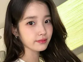 IU is busy as an actress, but will she release a new song? Spotted in the recording studio