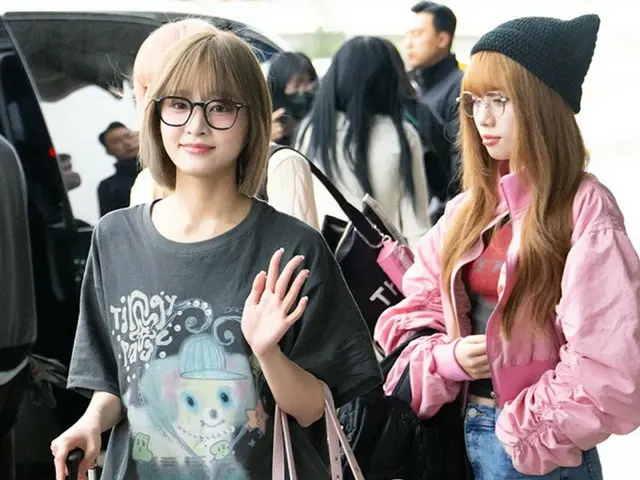 [Airport Fashion Report] "ME:I" departs for Japan after finishing activities in Korea