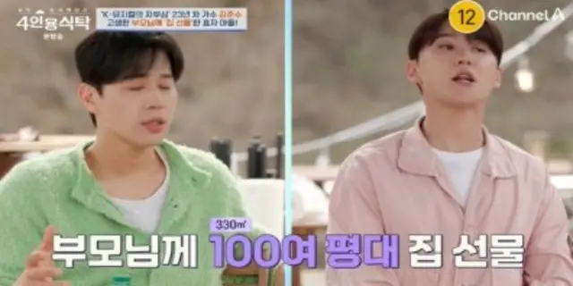 ジュンス、100坪余りの家を両親にプレゼント… 恩返しの意味で親孝行の極み＝「4人用食卓」