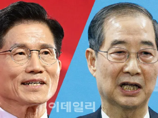 In a two-way showdown with Lee Jae-myung, Han Deok-soo would win 40% and Kim Moon-soo 38% - South Korean opinion poll