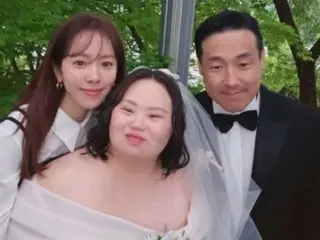[Exclusive] Actress Han JIMIN helped with hair and makeup at writer Jung Eun-hye's wedding... The beautiful friendship between "twin sisters"