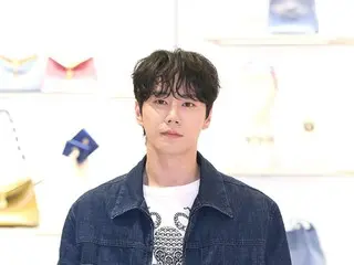 [Photo] Lee JunYoung (Jun from UKISS), in a refreshing denim outfit...attending an Italian fashion brand event