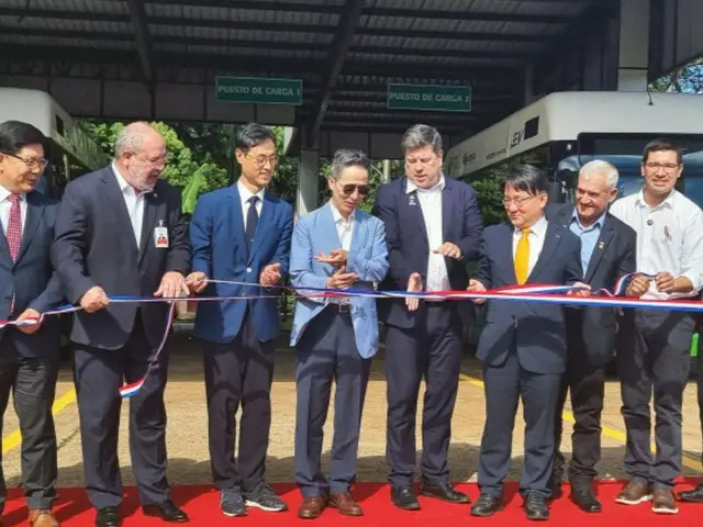 Korea Automotive Research Institute delivers electric bus to Paraguay
