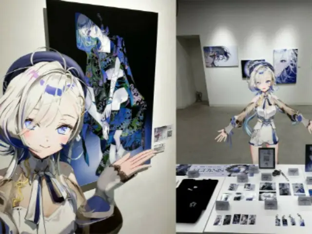Virtual artist Hebi's collaborative exhibition with illustrator John Kafka ends