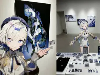 Virtual artist Hebi's collaborative exhibition with illustrator John Kafka ends