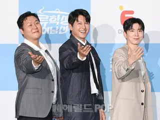 [Photo] Ryu Suyeong, Kihyun (MONSTA X), and Yoon Kyung Ho attend the production presentation of the new variety show "Ryu Student Oh Namseong"
