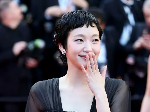 Actress Kim GoEun attends the Cannes Film Festival... captivating the world with her elegant presence